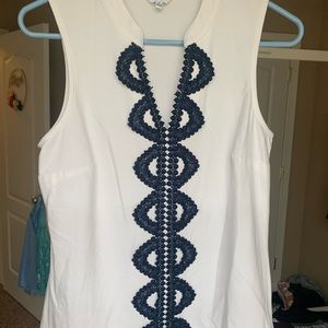 Crow and ivy whit tank